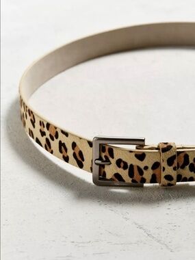 Urban Outfitters Leopard Print Belt - Unisex
